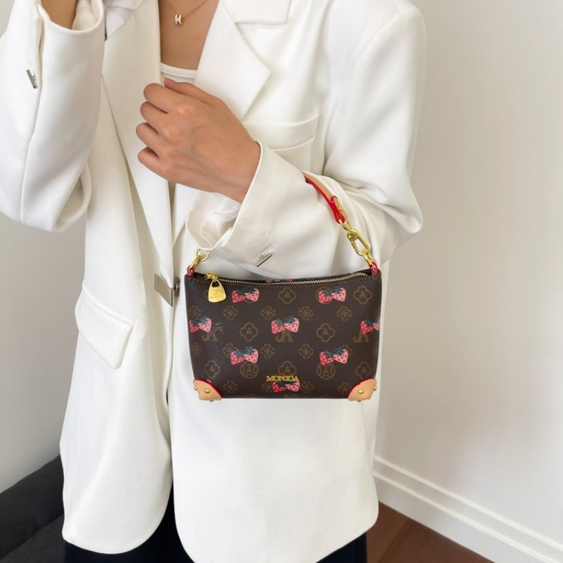 Tote Bag Leather Monogram - Luxury Brand Crossbody Bag For Women