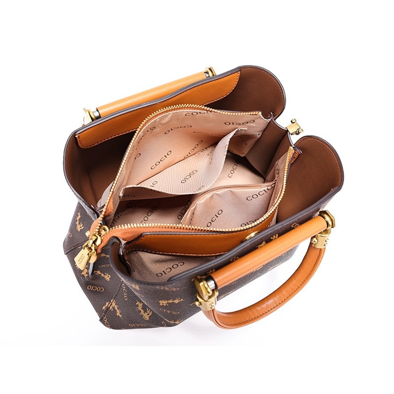 COCIO Vintage Monogram Tote Ba - đánh giá và giá Tote Bag Leather Monogram