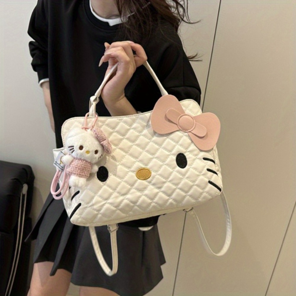 White Hello Kitty Handle Bag L - đánh giá và giá Luxury Bags White