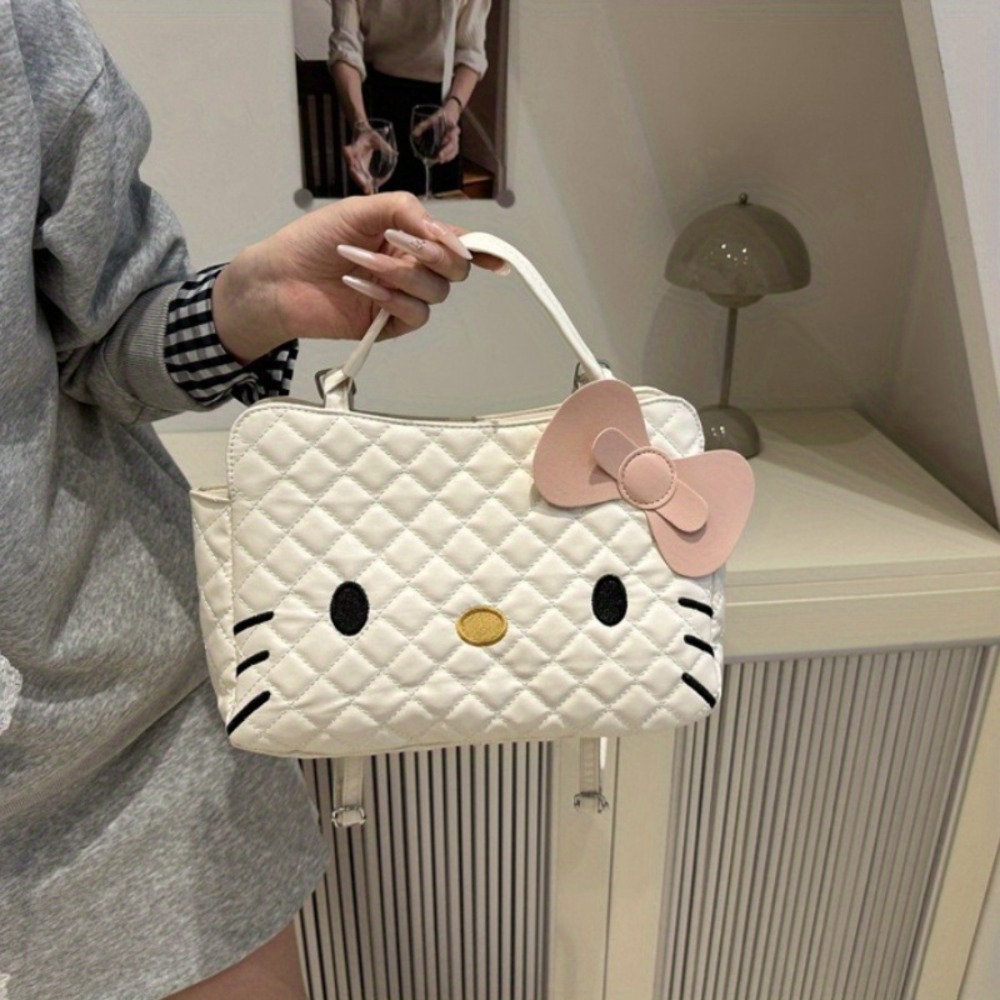 White Hello Kitty Handle Bag L - đánh giá và giá Luxury Bags White