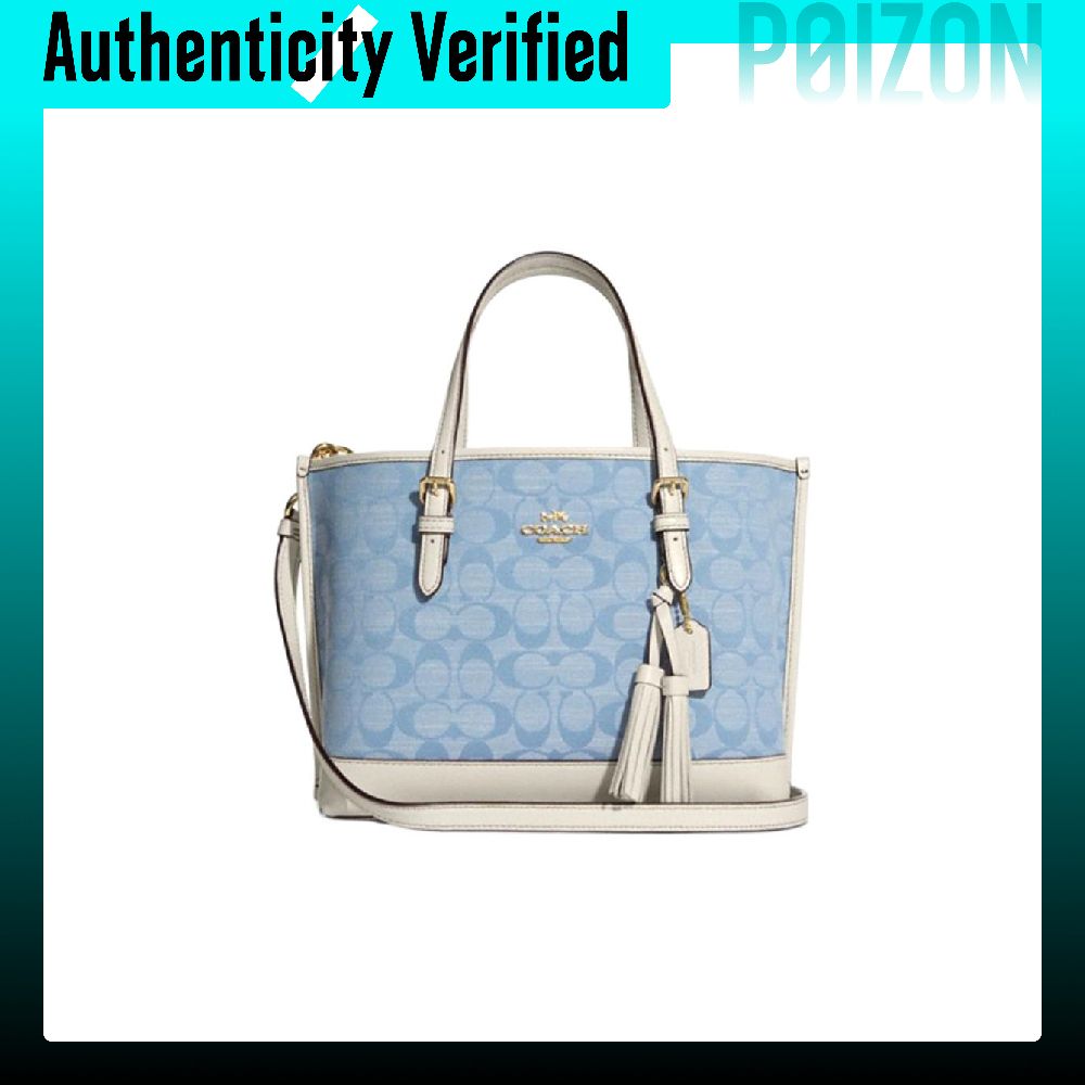 COACH Canvas With Leather Tote - đánh giá và giá Tote Bag Leather Monogram