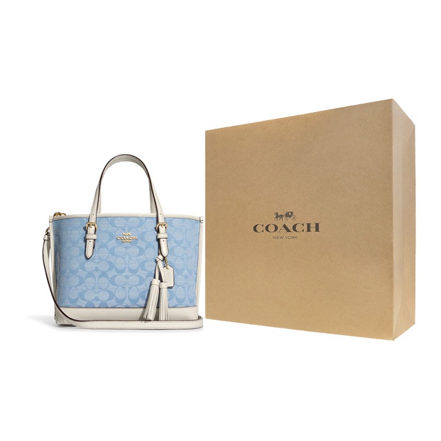 COACH Canvas With Leather Tote - đánh giá và giá Tote Bag Leather Monogram