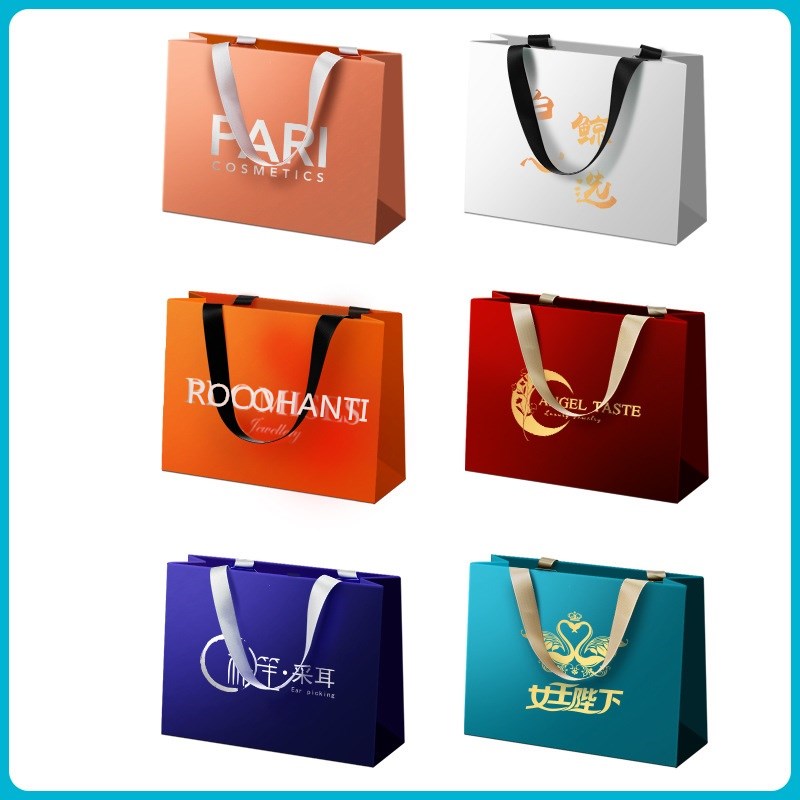 20pcs Custom Print Logo Elegan - đánh giá và giá Luxury Bags White