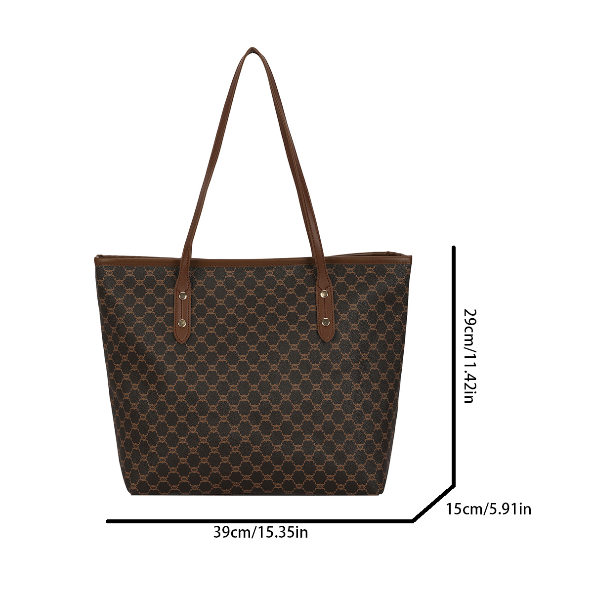 Luxury Vintage Women Tote Bag  - đánh giá và giá Tote Bag Leather Monogram