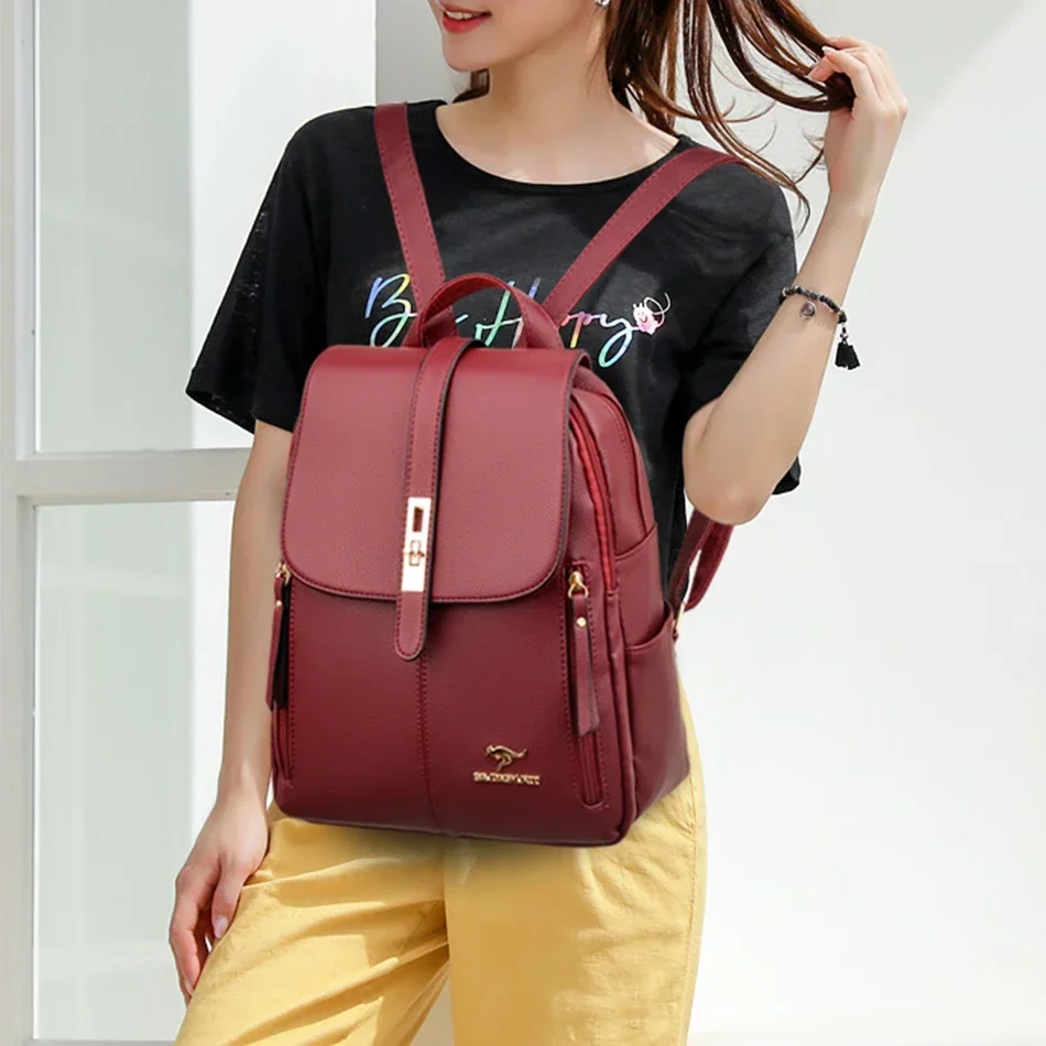 Women Leather Large Capacity B - đánh giá và giá Luxury Zipper Bags