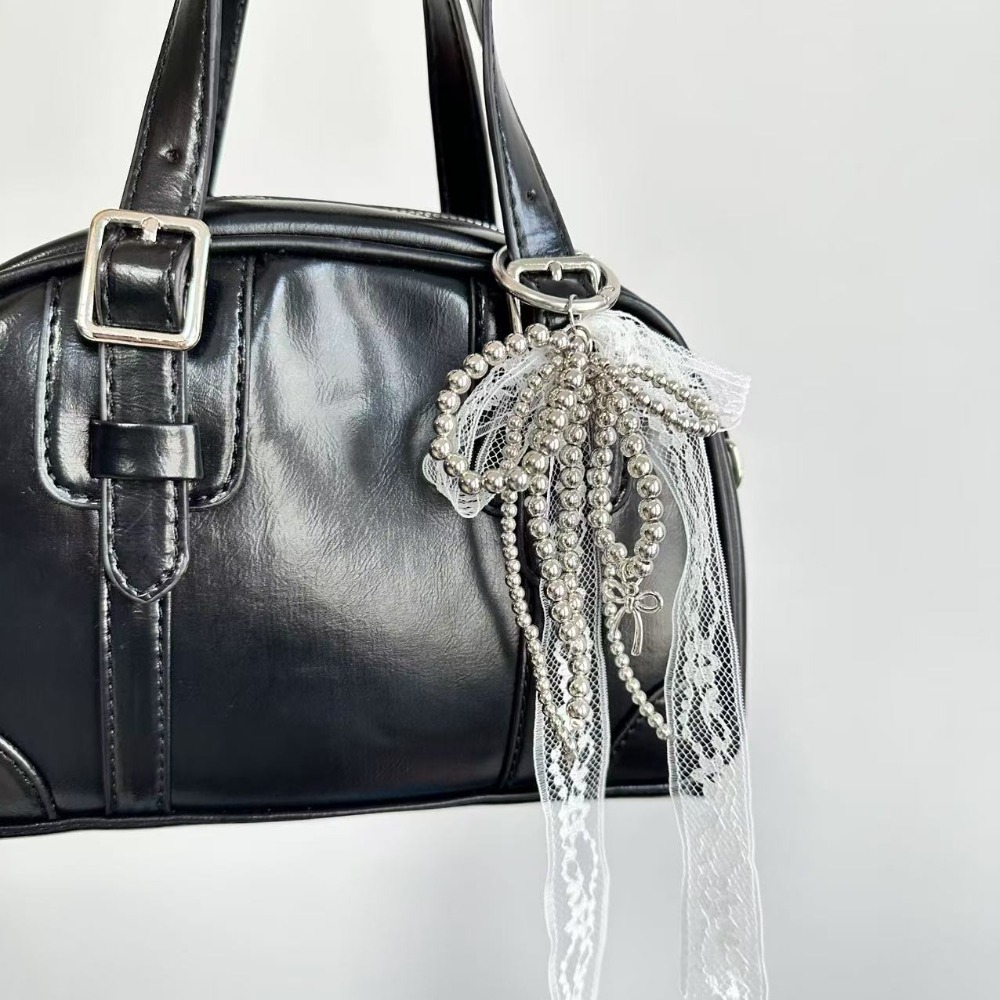 fashion Lace Keychain Bow Whit - đánh giá và giá Luxury Bags White