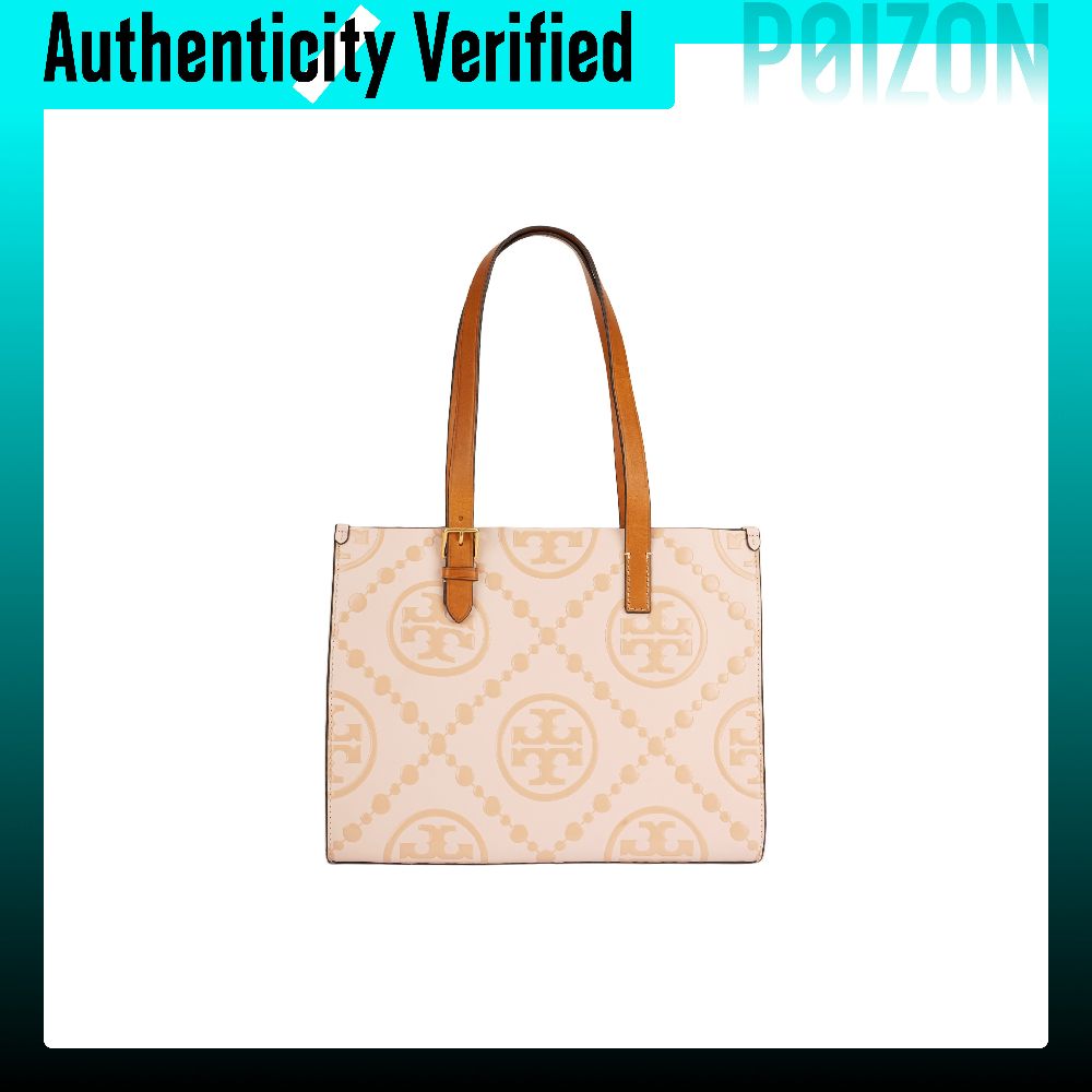 TORY BURCH Tory Burch T Monogr - đánh giá và giá Tote Bag Leather Monogram
