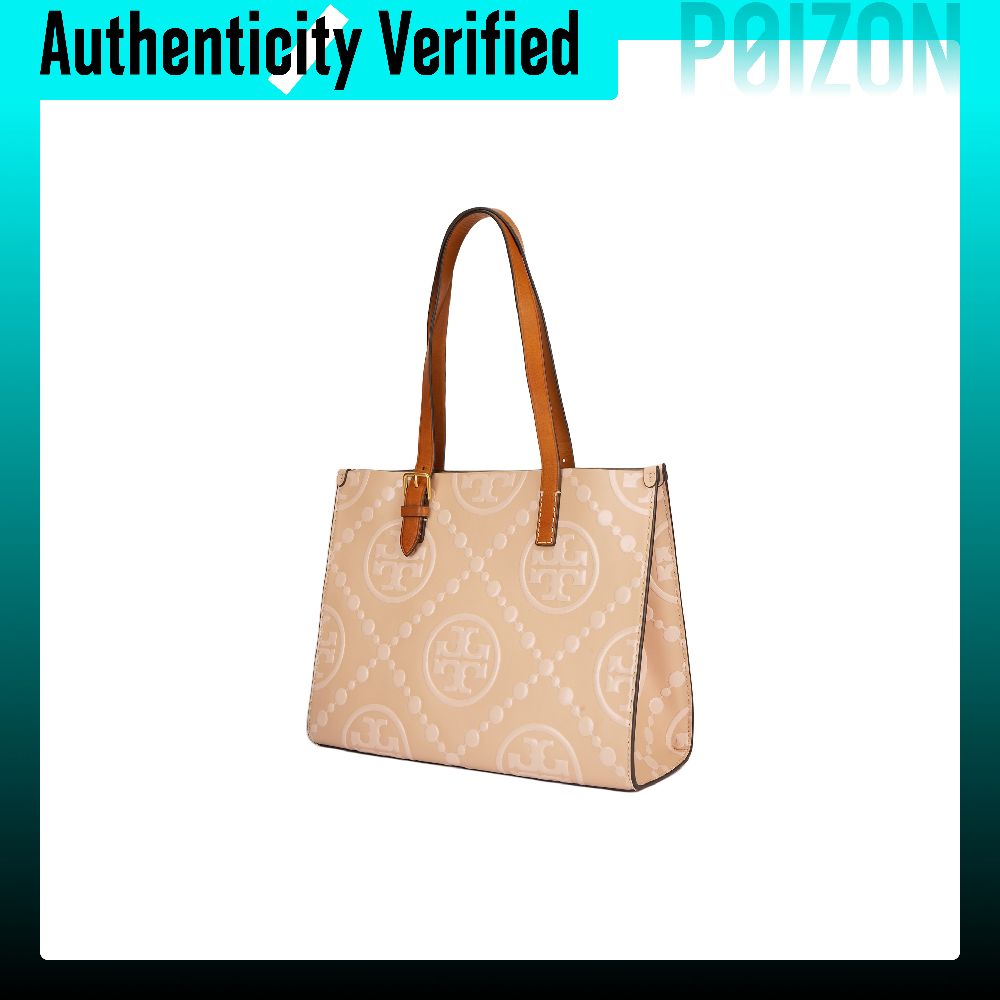 TORY BURCH Tory Burch T Monogr - đánh giá và giá Tote Bag Leather Monogram